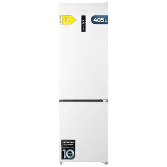 Cecotec Cecotec Frigor&iacute;fico Combi Total Nofrost De 405l Bolero Coolmarket Combi 405 Wl White Inox D. 200 Cm De Alto, 60 Cm De Ancho, Clase D, Metalflex Coolin