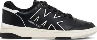Michael Kors Schoenen, Dames, Zwart, 40 EU, Leer, Lace Up Sneakers