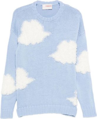 Fiorucci Cloud-appliqu&eacute; Wool Sweater