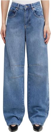 Marine Serre Mujer, Vaqueros, Azul, Talla: M