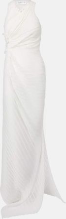 Victoria Beckham Abito lungo in misto cotone