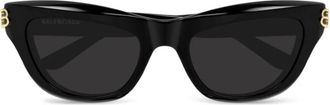 Balenciaga Zonnebril met cat-eye montuur - Zwart