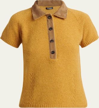 Kiton Wool Knit Polo