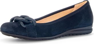 Gabor Ballerina »FLORENZ«, Keilabsatz, Bequemschuh, Slipper, Businessschuh in Weite G (=weit)