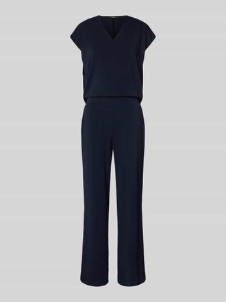 someday Someday Regular Fit Jumpsuit mit V-Ausschnitt Modell Celaria in Dunkelblau, Gr&ouml;&szlig;e 40