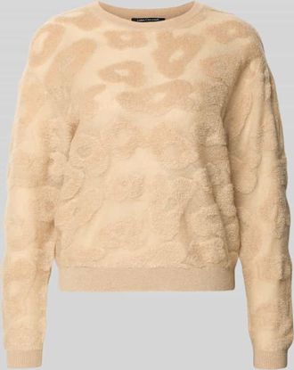 Luisa Cerano Luisa Cerano Strickpullover mit Rundhalsausschnitt in Camel, Gr&ouml;&szlig;e 34