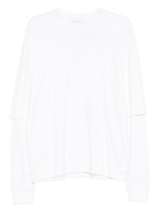 Darkpark T-shirt Troy con maniche doppie - Bianco