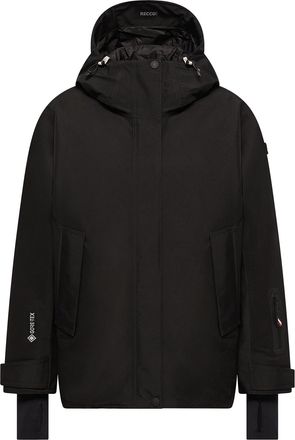 Moncler Moncler Bwindis Hooded Gore-tex Laminate Insulated Ski Jacket, Women, Black, Size: 0