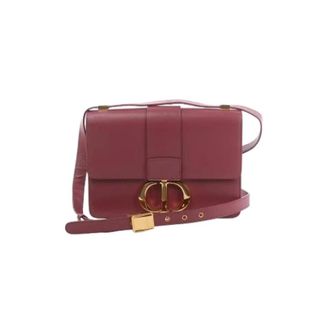 Dior Pre-owned 30 Montaigne Crossbody Bag - Dames - Pre-owned - Roze - Maat: ONE Size Leer