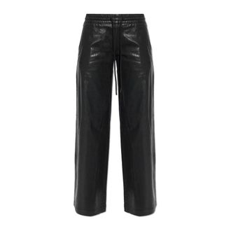 Diesel Wide Trousers, female, Black, Size: W25 2078 D-Ainty Joggjeans