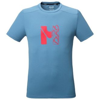 Millet Kamet Map T-Shirt S/S T-Shirt f&uuml;r Herren | blau