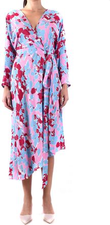 Diane Von F&uuml;rstenberg Floral Print Wrap Asymmetrische Zoom