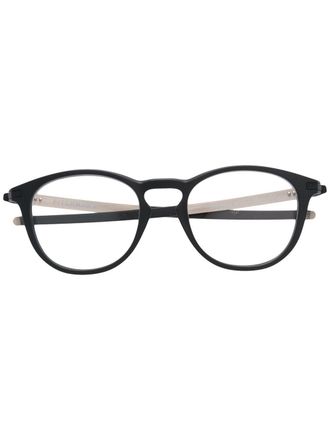 Oakley horn rimmed glasses - unisex - Acetate/Metal - 50 - Black