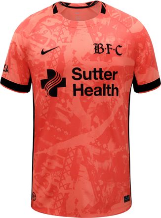 Nike Bay FC Stadium Away Nike Mens Dri-FIT NWSL Replica Jersey in Pink | P35851SFFC26-RUC