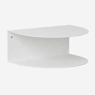 Sklum Sklum - Pack De 2 Mesitas De Noche Flotantes En Acero Inoxidable Taifa