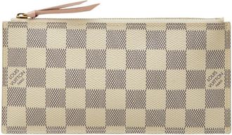 Louis Vuitton White Pvc Leather Pochette Pouch (Pre-Owned)