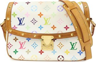 Louis Vuitton Sologne Monogram Multicolor White Canvas Handbag (Pre-Owned)