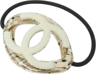 Chanel Pre-owned Accessories, female, Black, Size: ONE SIZE Pre-owned Hair tie