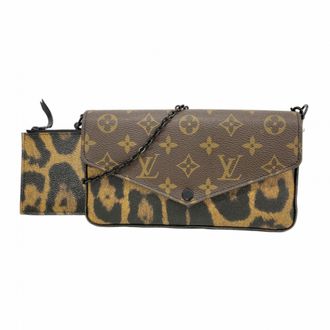 Louis Vuitton Brown Chain/Shoulder Wallet (Pre-Owned)