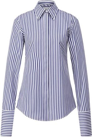 Sportmax Gestreept overhemd Conio - Dames - Overhemden - Blauw - XS - Katoen - Overhemden