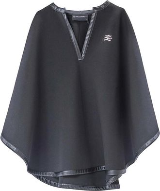 Karl Lagerfeld Fashion Sweatshirt Cape