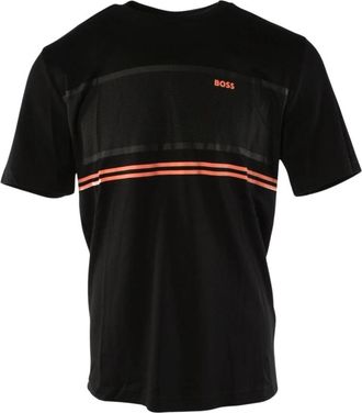 HUGO BOSS Tee 8 T-shirt - Heren - T-shirts - Zwart - M - Katoen - Tops