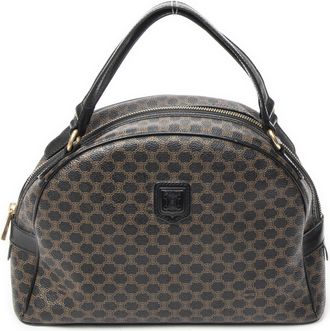 Celine Pre-owned Womens Vintage Dome Top Handle Handbag - Black - One Size