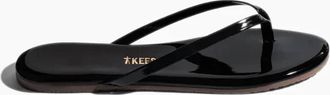 Tkees Womens Lily Glosses Flip Flops In Licorice