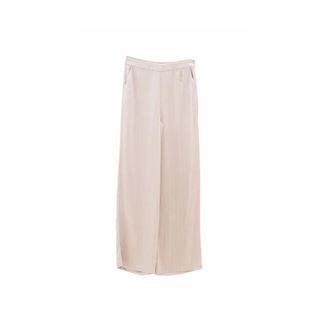 Fracomina Wide Trousers, female, Beige, Size: XL Palazzo Pants