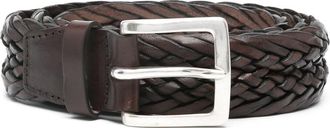 Orciani Braided Leather Belt