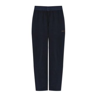 Moncler Sweatpants, male, Blue, Size: 2XL Sweatpants With Logo