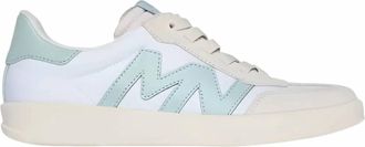 Skechers Womens New Wave Cup The Rally Sneakers In White Blue
