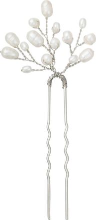 Untamed Petals Parker Pearl Hair Pin in Silver at Nordstrom