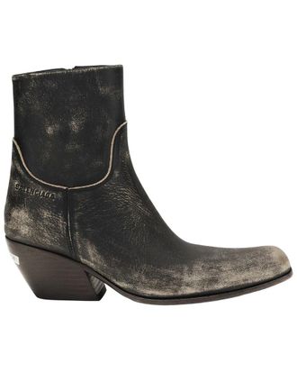 Balenciaga Menphis Leather Bootie