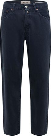 Replay Mens 9zero1 Straight-Fit Jeans in Blue Cotton - Size 34W/30L