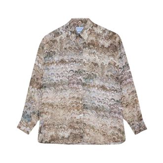 ottod'Ame Camicia in Viscosa - - Blouses & Shirts - Donna - Marrone - M