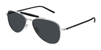 Saint Laurent SL 864 002 Mens Sunglasses Silver Size 57