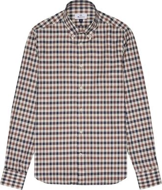 Aquascutum Jeans - Heren - Casual Overhemden - Veelkleurig - 2XL - Katoen - Overhemden