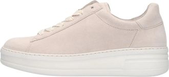Gabor 395 Low Sneaker - Dames - Sneakers - Beige - 38 EU - Leer - Schoenen