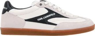 Karl Lagerfeld Kandidate Sneakers - Dames - Sneakers - Wit - 39 EU - Leer - Schoenen