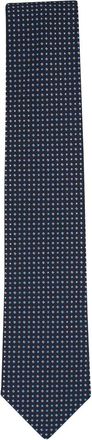Eton Cravatta con motivo geometrico - Nero