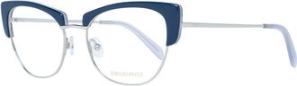 Emilio Pucci Blue Metal Glasses Womens (Frames)