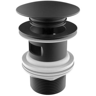 Roca Roca - Desag&uuml;e Universal Click-clack. Tap&oacute;n 65 &Oslash; Aqua Color: Negro Titanio Cepillado