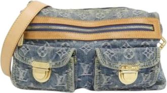 Louis Vuitton Pre-owned Belt Bags, female, Blue, Size: ONE SIZE Pre-owned Shoulder Bag