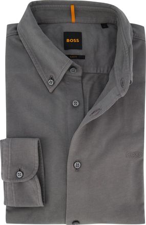 HUGO BOSS Casual slim fit jersey overhemd BOSS Orange