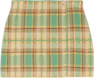 Guest In Residence Falda Mini de Tart&aacute;n - Skirts - Mujer - Multicolor - M