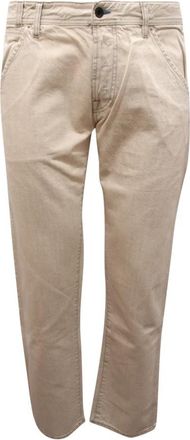 Mauro Grifoni Denim Broek Made in Italy - Heren - Chinos - Wit - W35 - Denim - Broeken