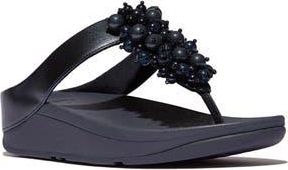 FitFlop Fino Bauble Bead Flip Flop in Midnight Navy at Nordstrom Rack, Size 10