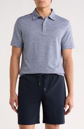 Robert Barakett Payne Space Dye Jacquard Polo in Metallic at Nordstrom Rack, Size Xx-Large