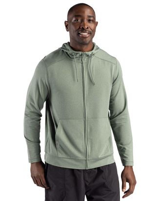 Clique Dash Recycled Mens Full Zip Hooded Sweatshirt
